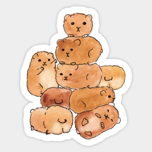 Friendly Furballs Sticker